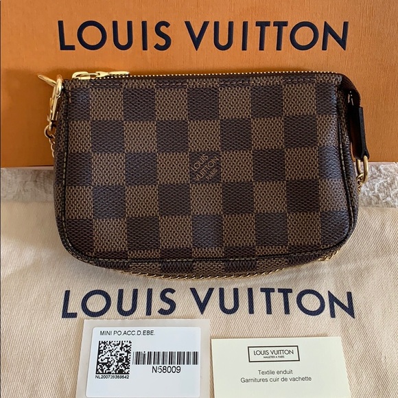 Louis Vuitton Mini Pochette Accessories Ebene - Picture 2 of 13